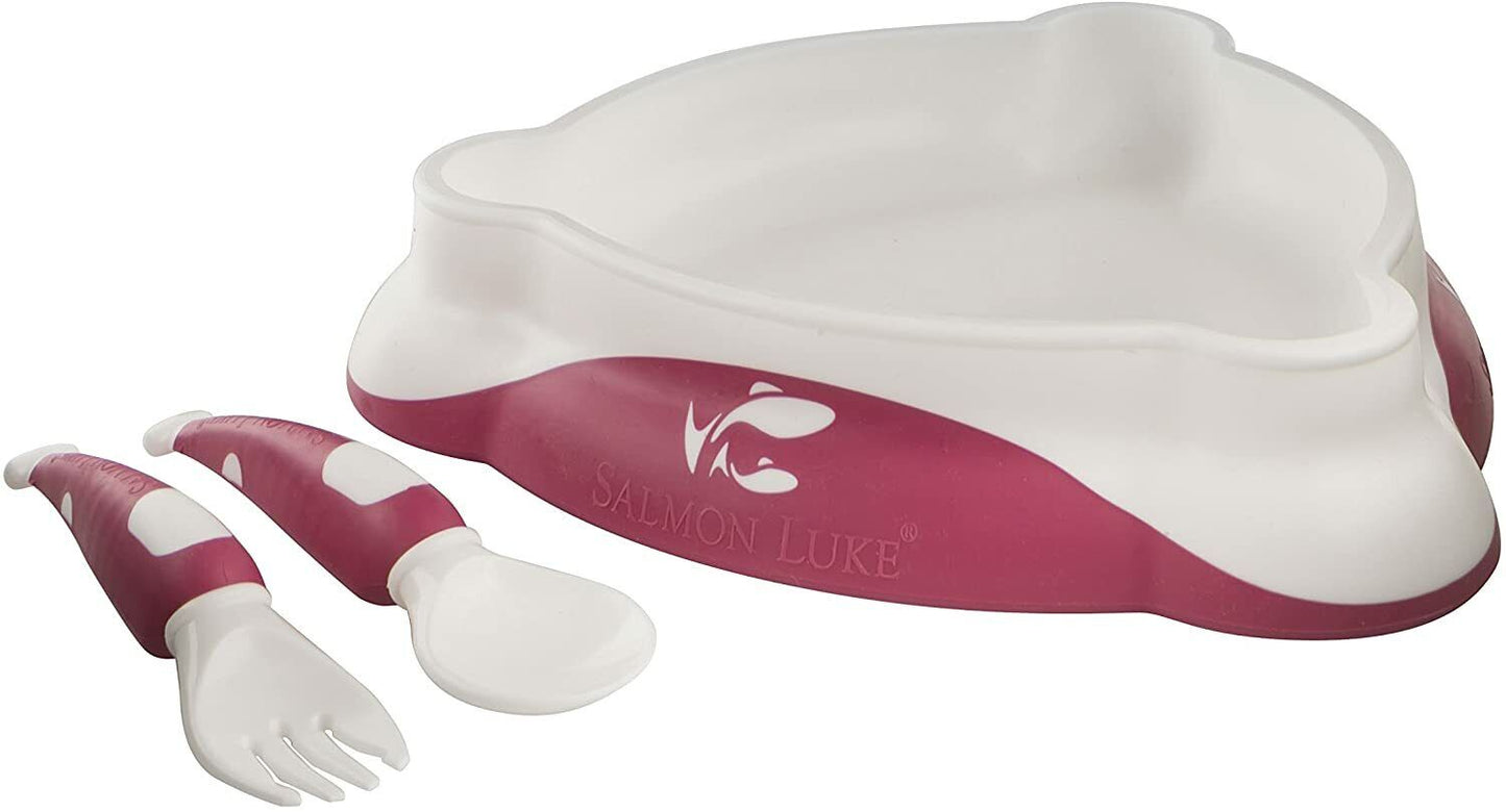 Toddler Baby Bowl, Fork & Spoon Ideal for help with Self-Feeding  6m+