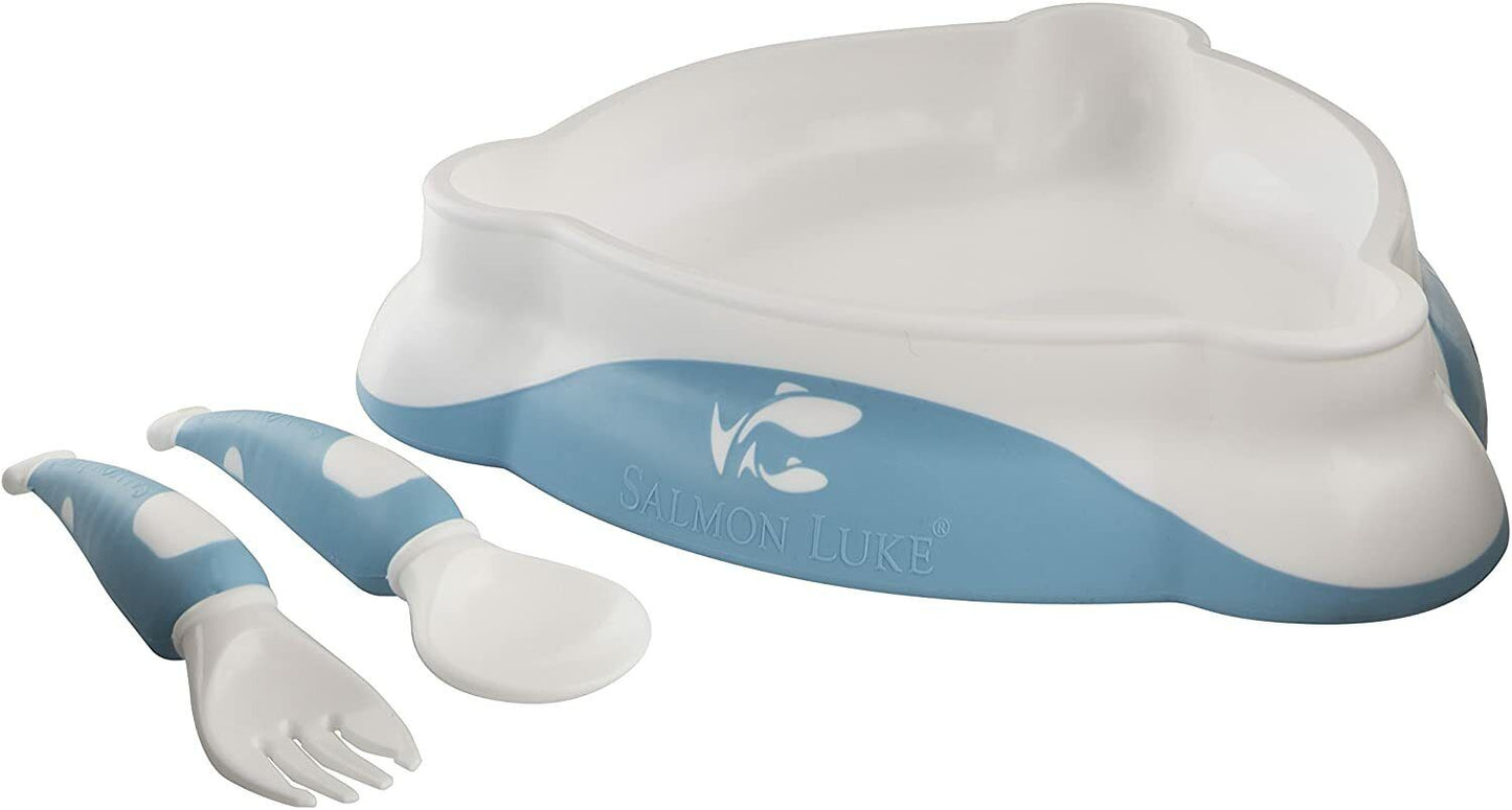 Toddler Baby Bowl, Fork & Spoon Ideal for help with Self-Feeding  6m+