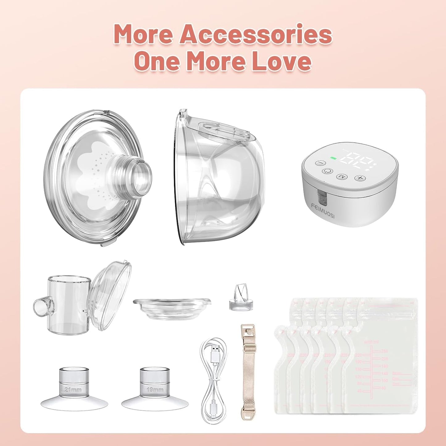 FEIMUOSI Hands-Free Electric Breast Pump