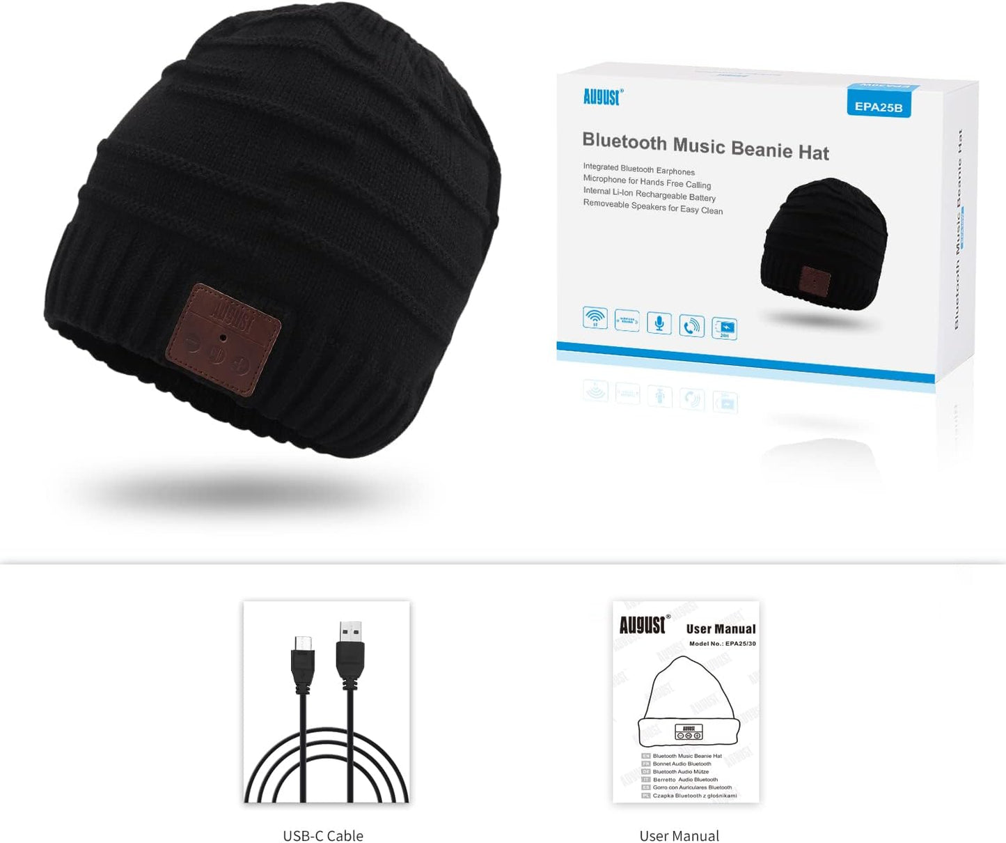 August Bluetooth Beanie Hat