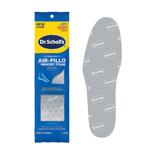 Dr. Scholl's Comfort Double Air-Pillo Insoles, 1 Pair, Men Size 7-13, Women Size 5-10