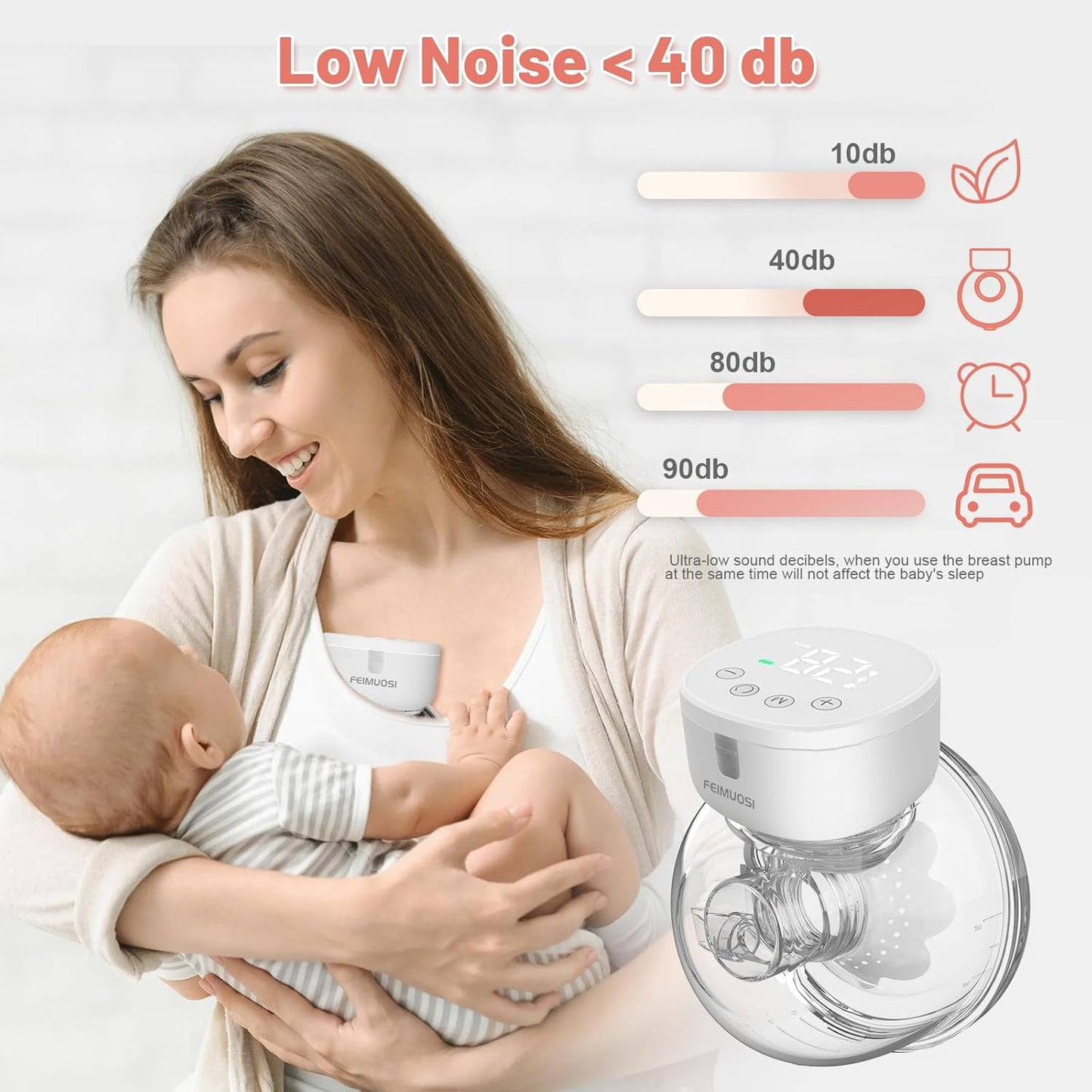 FEIMUOSI Hands-Free Electric Breast Pump