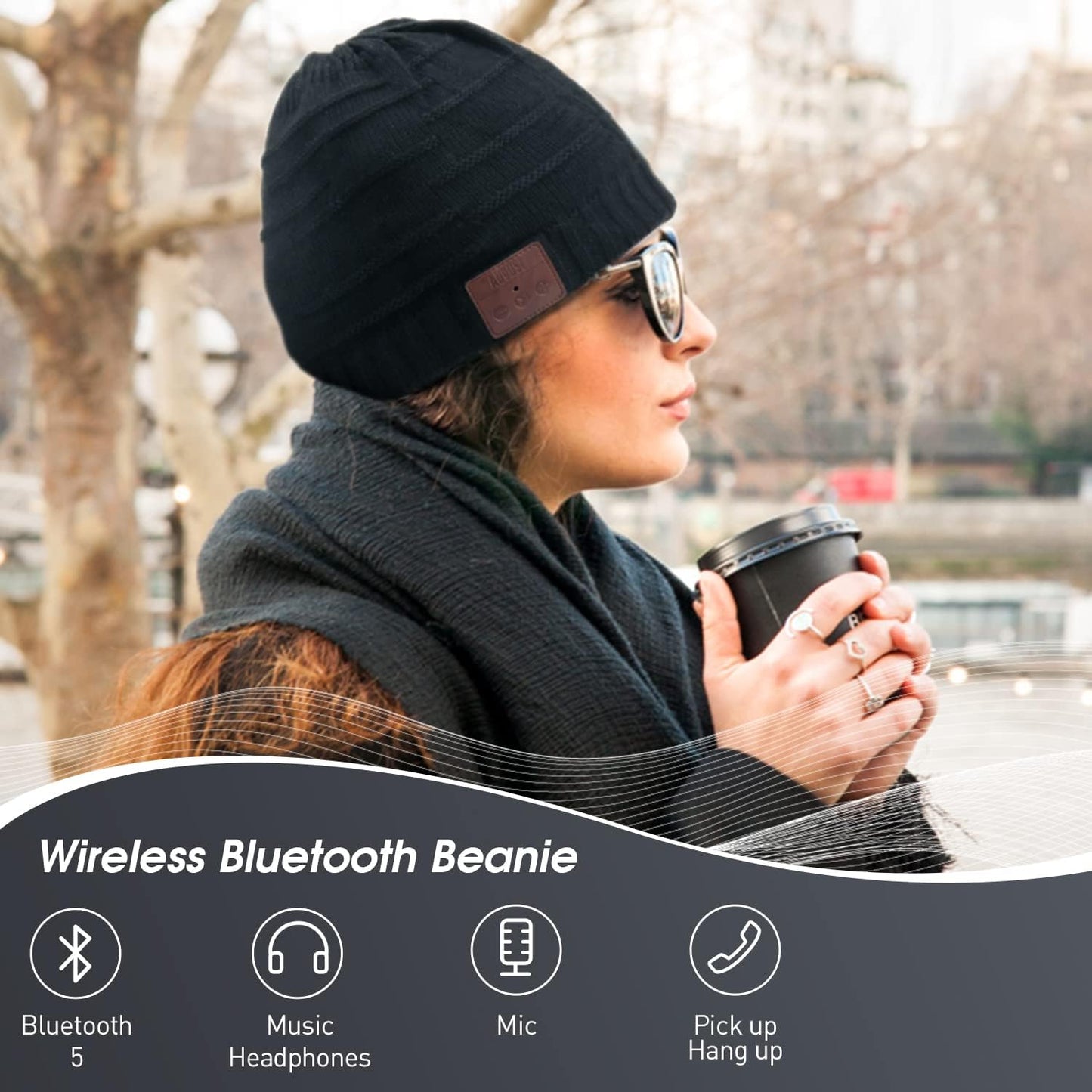 August Bluetooth Beanie Hat