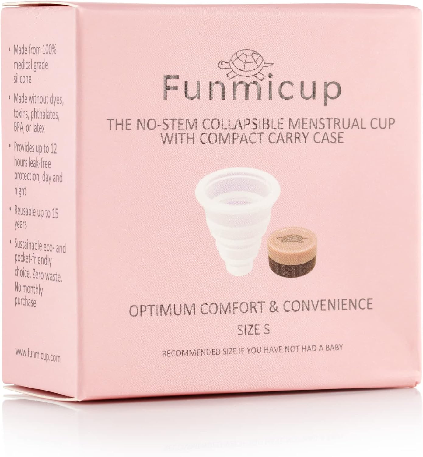 Funmicup No-stem Collapsible Menstrual Cup - Small