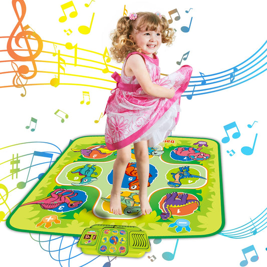 Growinlove Interactive Dinosaur Dance Mat – Fun, Music & Exercise Combined for Kids