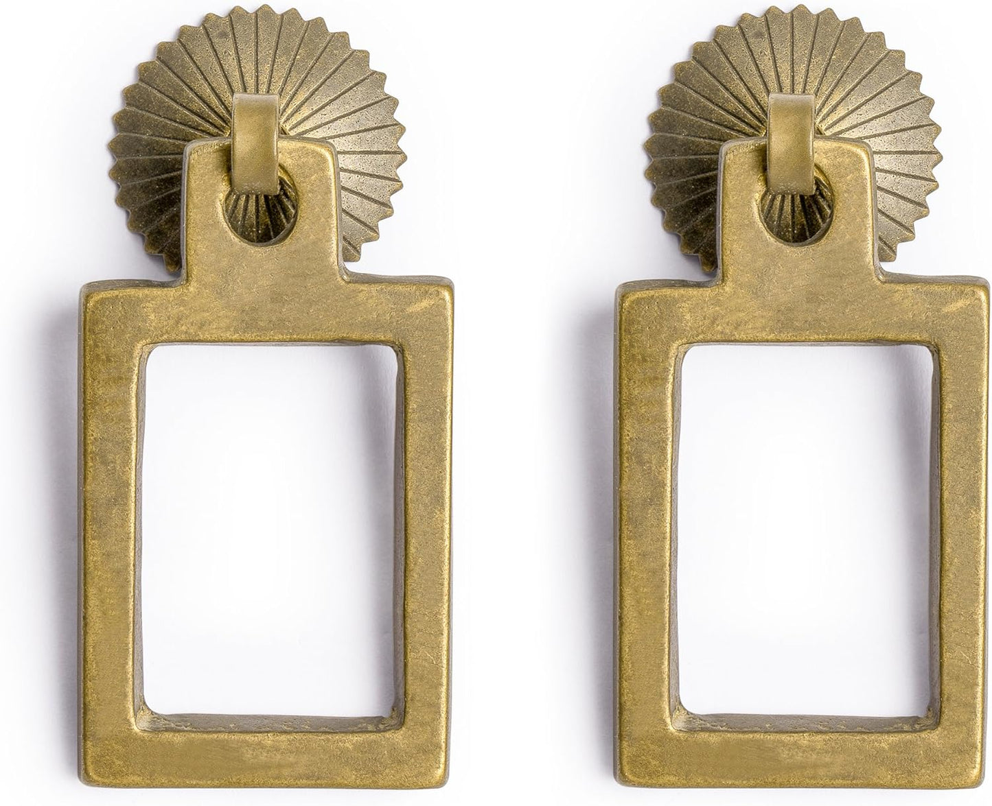 Set of 2 Classic Brass Picture Frame Pulls