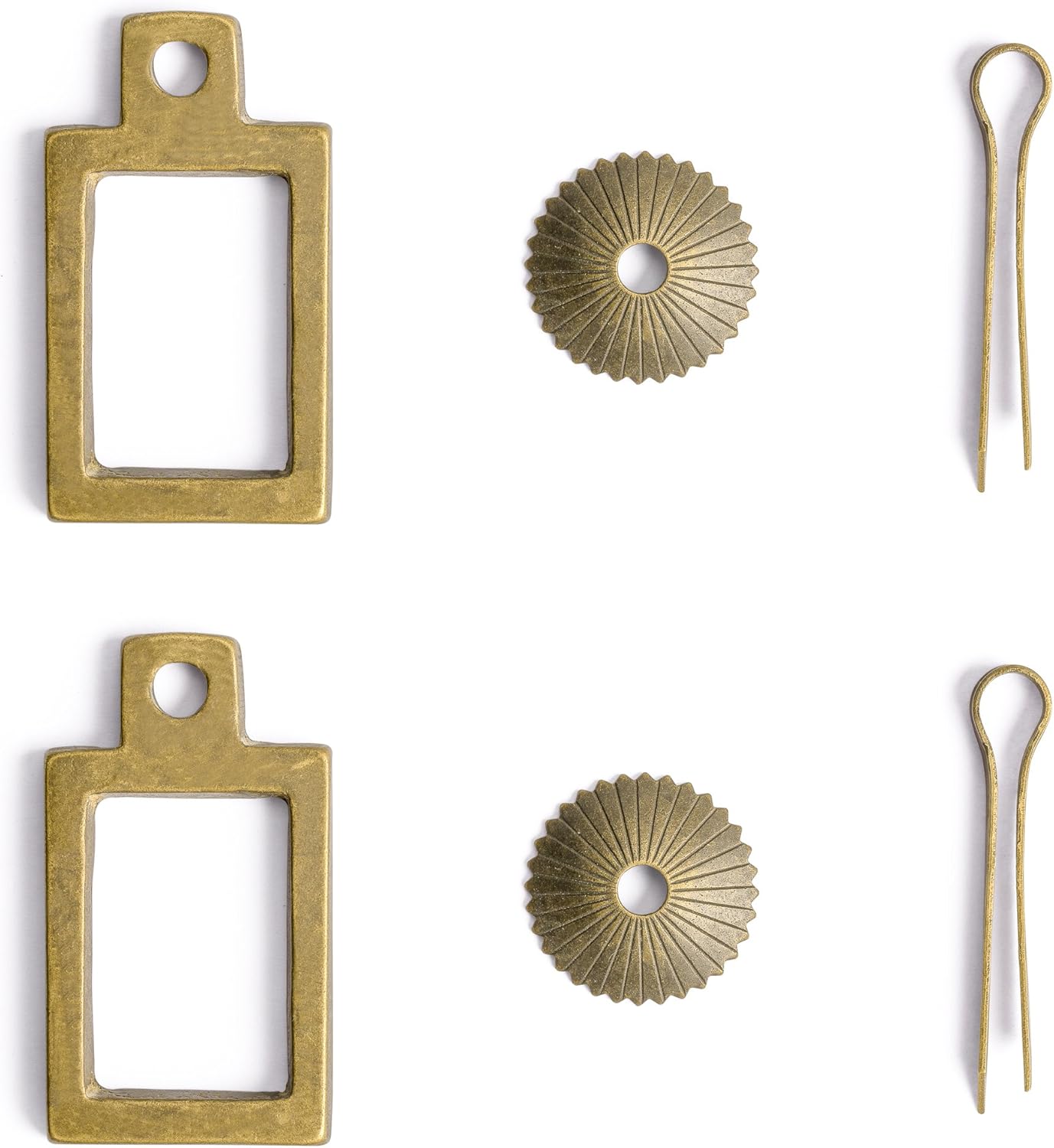 Set of 2 Classic Brass Picture Frame Pulls