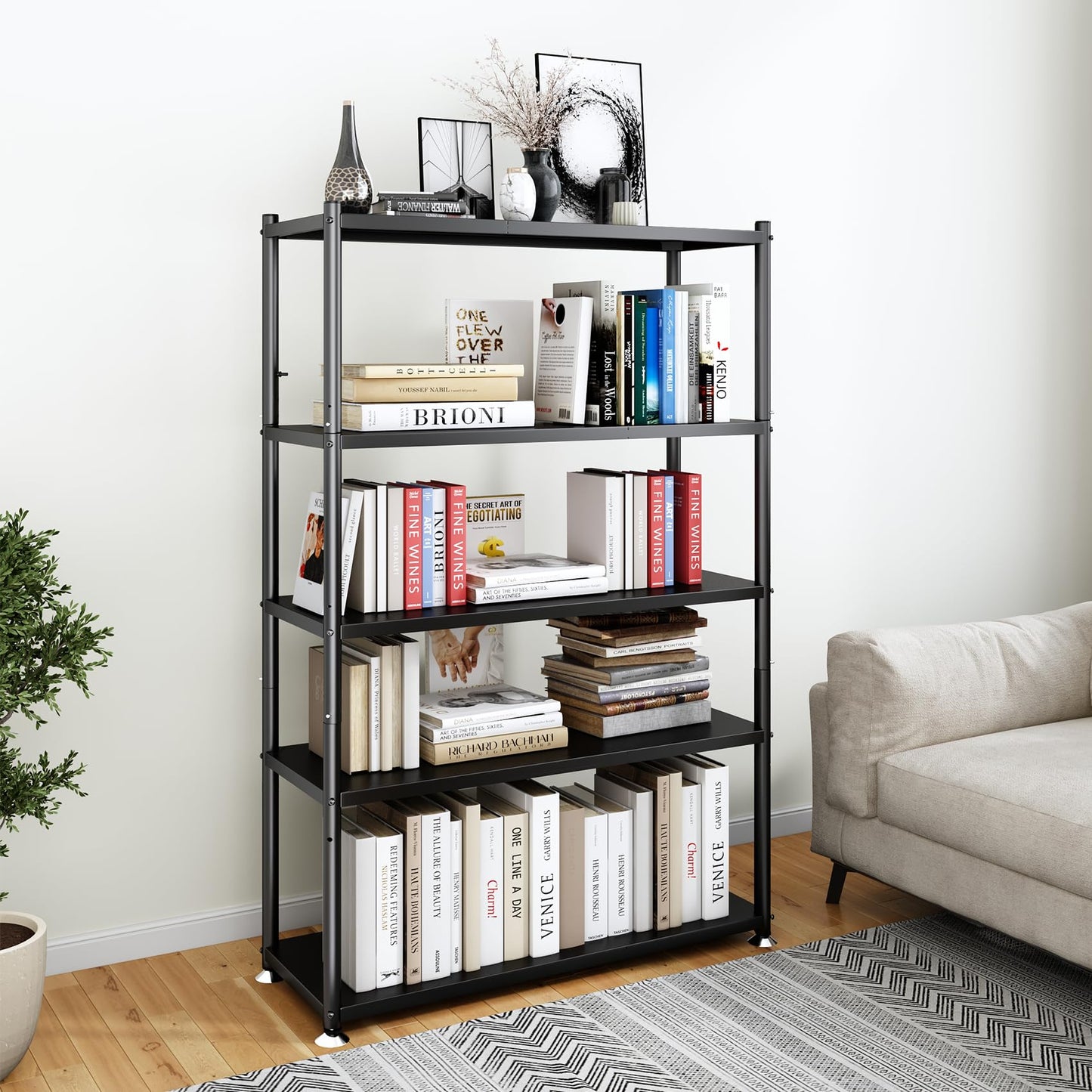 5 Tier Metal Shelving Unit