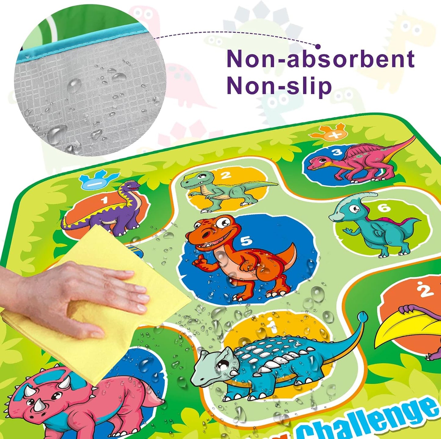 Growinlove Interactive Dinosaur Dance Mat – Fun, Music & Exercise Combined for Kids