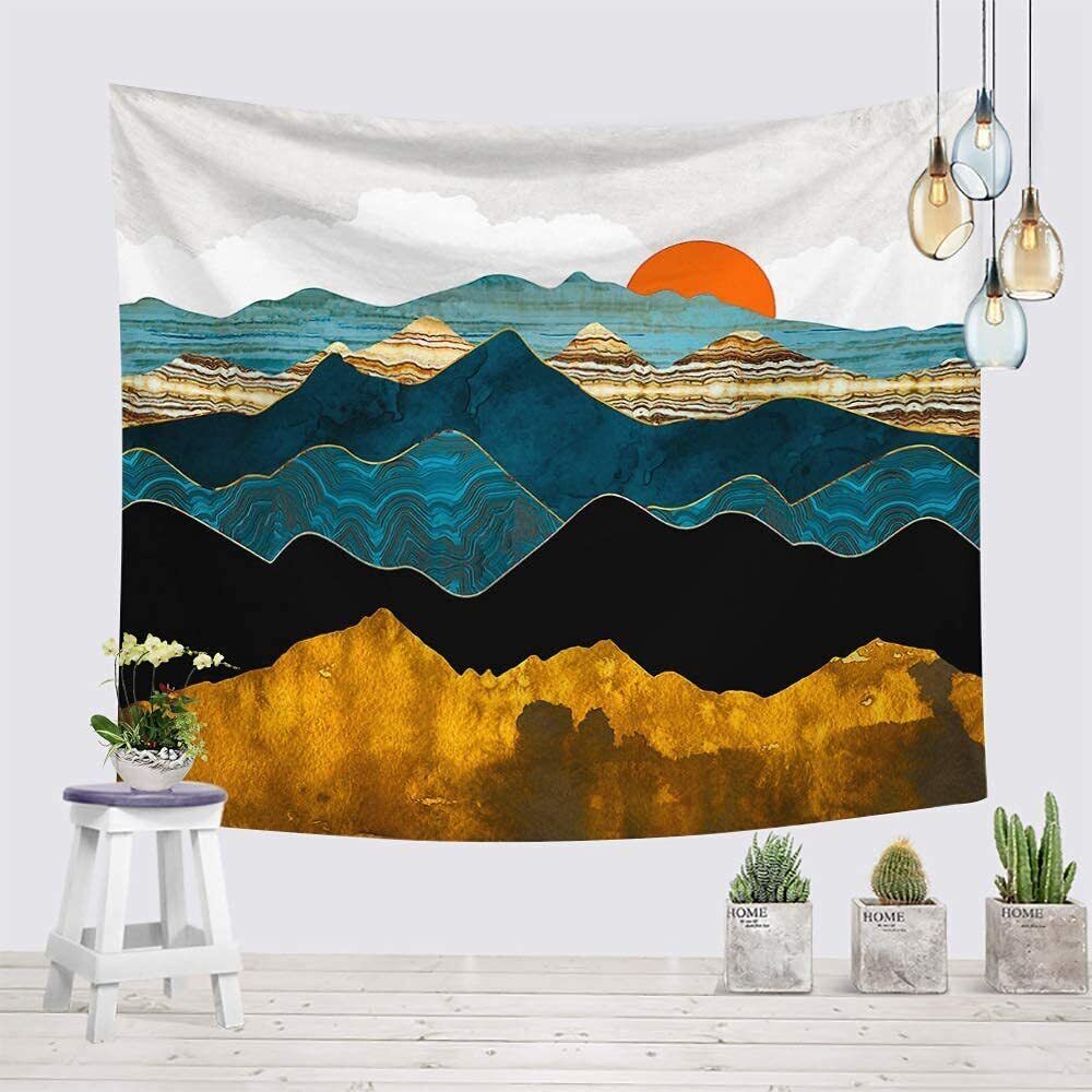 Large Size Wall Hanging Sunset Landscape - Luxury Landscape For Home Decor