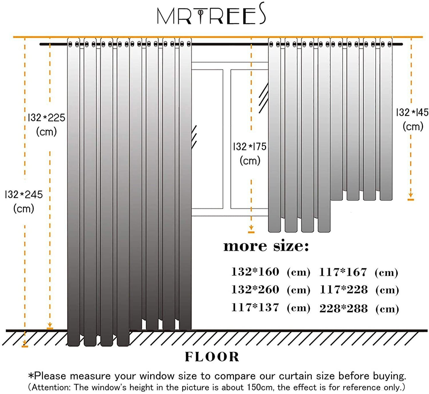 Dark Grey Linen Look Living Room Curtains -Noise Reducing Curtains or Kids Room