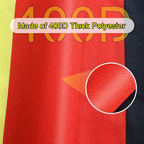 Germany Flag - Breeze Vivid Color and UV Fade Resistant - National German Flags 400D Polyester 3x5 Foot (90 X 150cm)